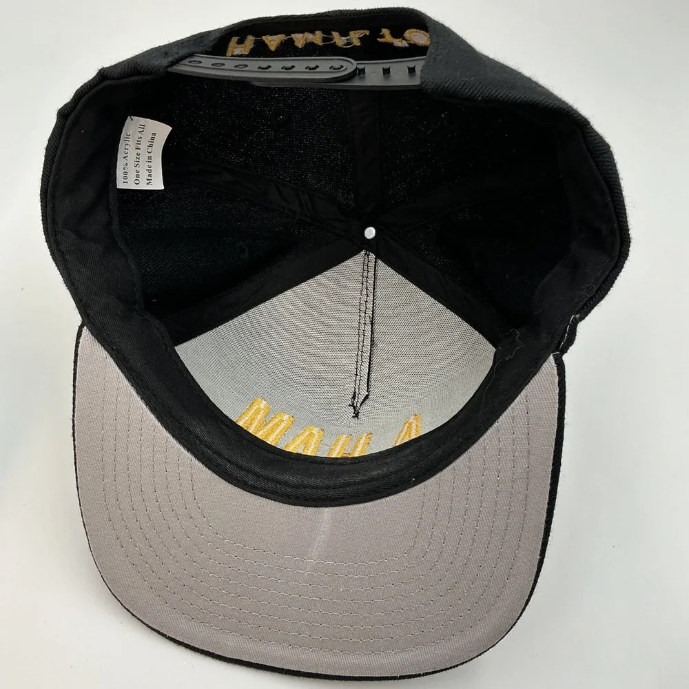 Hamilton‎ Hat Adult One Size Black Snapback A. Ham An American Musical Broadway